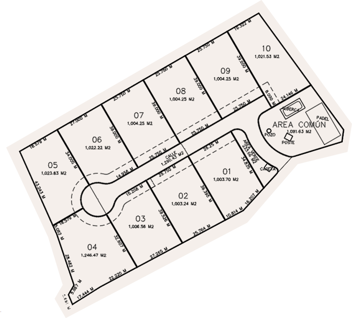 Plano del desarrollo